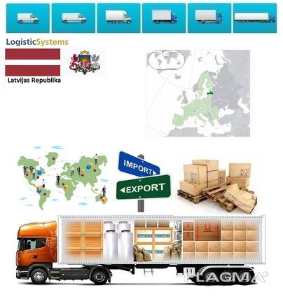 Автотранспортные грузоперевозки из Латвии в Латвию с Logistic Systems