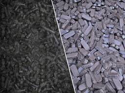 Granulas un degvielas briketes no lignīna