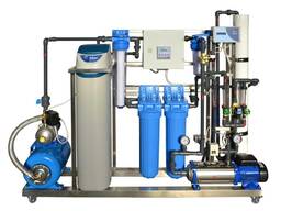 Modulāras ūdens attīrīšanas sistēmas uz nerūsējoša tērauda rāmjiem