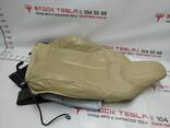Обшивка спинки водительского сиденья с подогревом PREM TAN Tesla model S 1013112-03-B