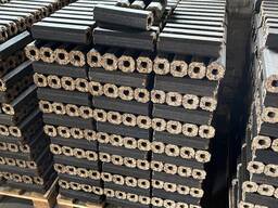 Octagonal Hardwood Pini Kay Briquettes | Oak &amp; Hornbeam Wood Heat Logs