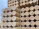 Продам брус оцилиндрованный, колья окорованные - фото 1