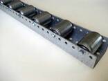 Roller rail track pallet roller gravity conveyor steel L=2000mm - фото 2