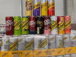 „Schweppes“ un „Dr Pepper“ 330 ml